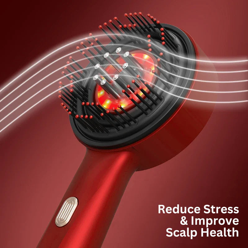 The RedComb : The 3 in 1 Massage with Red Light Therapy Comb